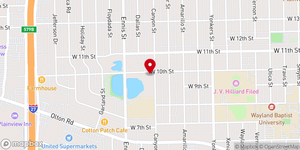 Map showing location of Bread of Life Tabernacle