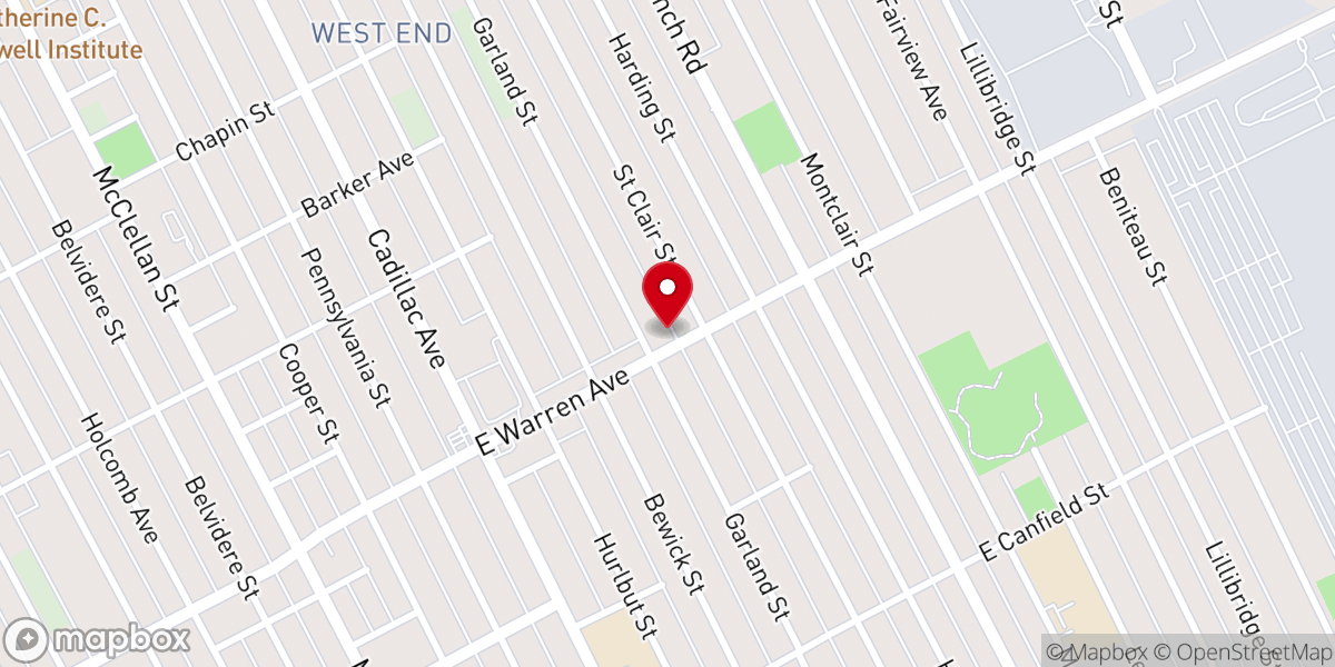 Map showing location of Sardis Missionary Baptist Church