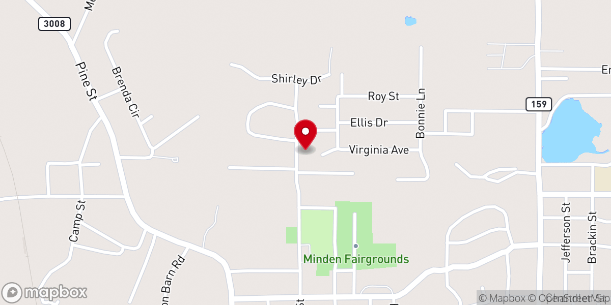 Map showing location of Holmes Memorial Temple Church of God