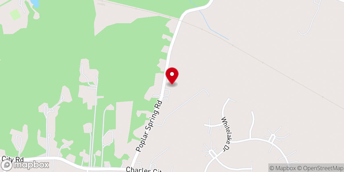 Map showing location of Church of God