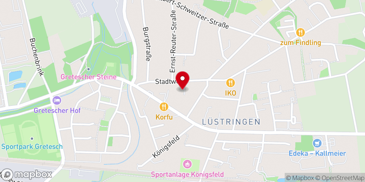 Map showing location of Maria-Hilfe der Christen