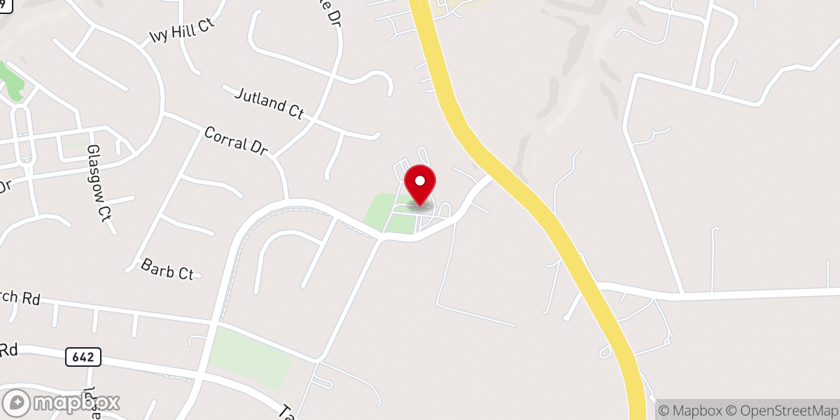 Map showing location of Macedonia Chapel Preschool