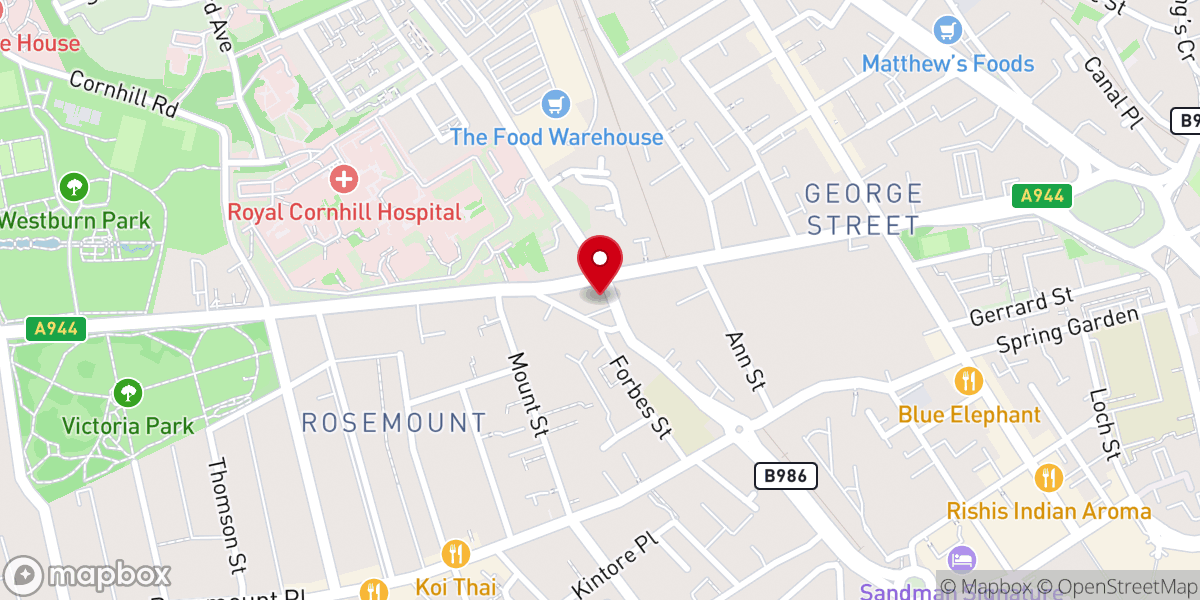 Map showing location of The Father's House Church