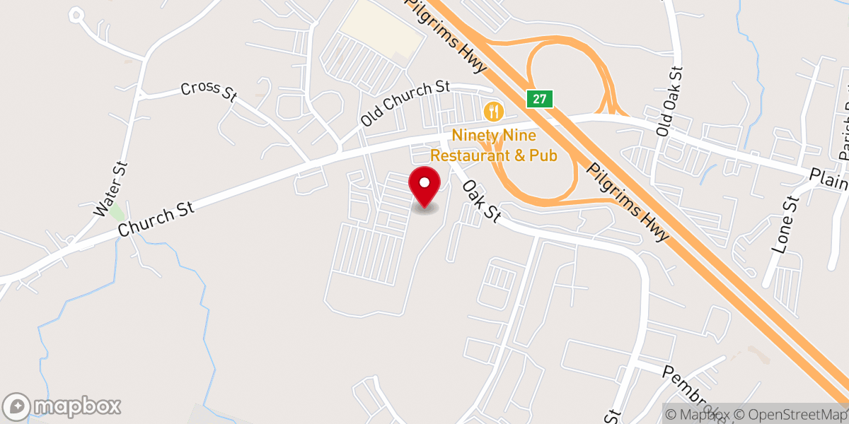 Map showing location of Stop & Shop