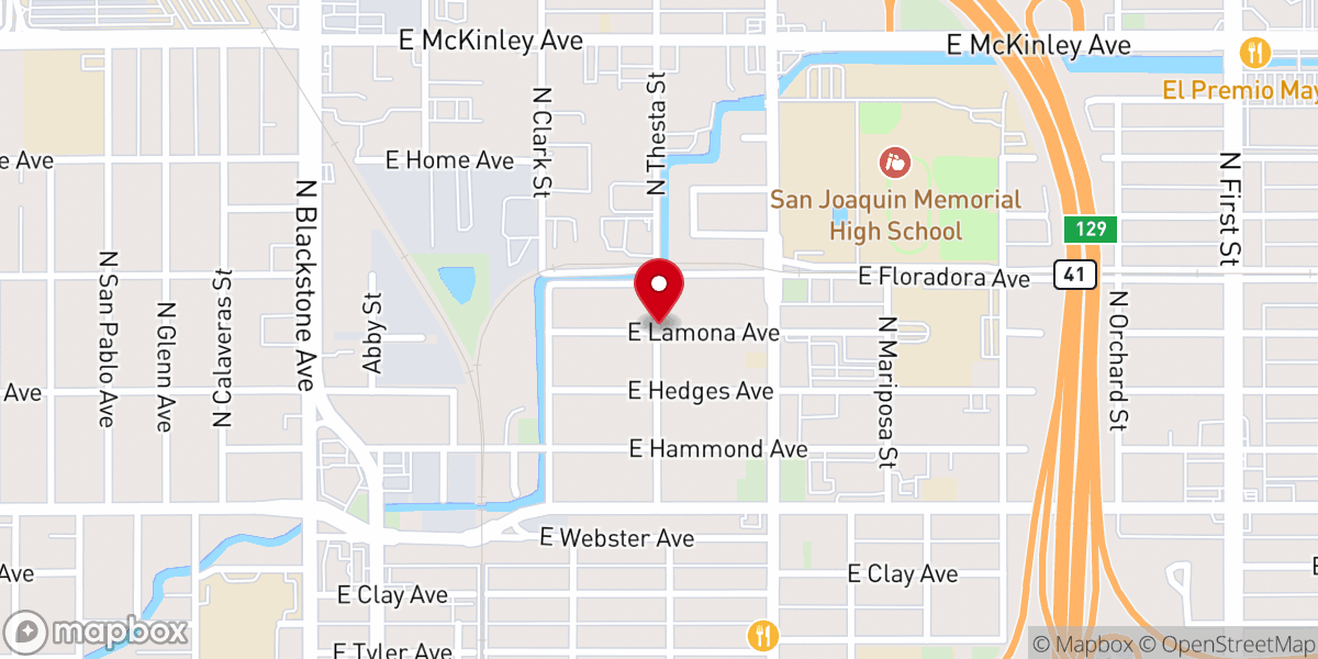 Map showing location of Iglesia Cristiana Emanuel
