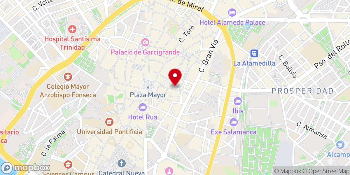 Map showing location of Iglesia de San Julián y Santa Basilisa
