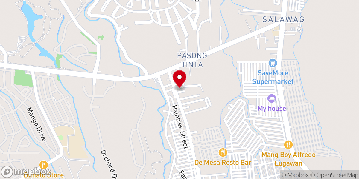 Map showing location of Mary Immaculate Parish - Salawag