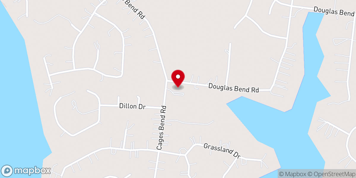Map showing location of Rehoboth United Methodist Church