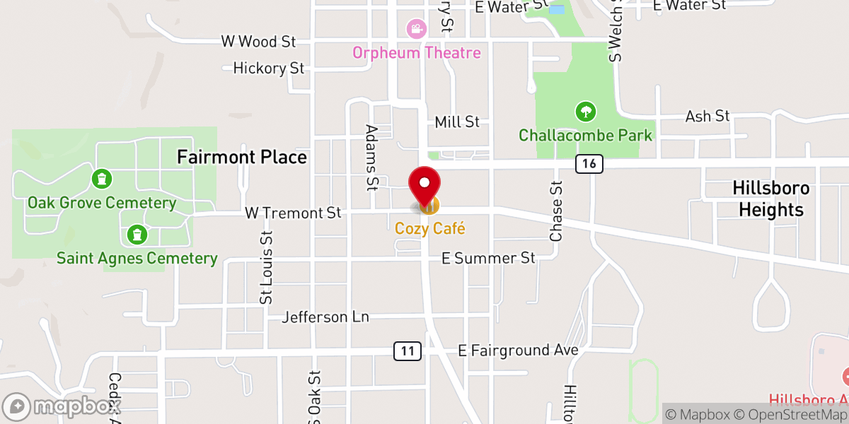 Map showing location of St. Agnes New Building Fund