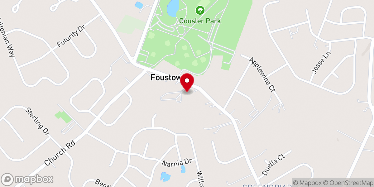 Map showing location of LCBC West York