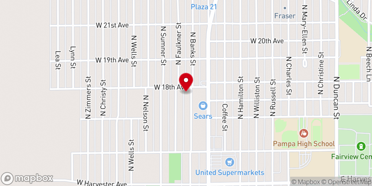 Map showing location of Full Armor Fellowship