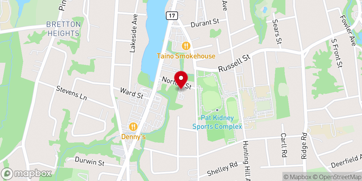 Map showing location of New Jerusalem Baptist Church