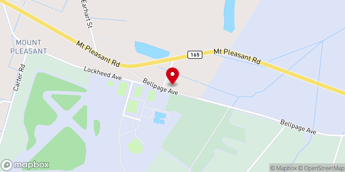 Map showing location of Mt. Pleasant United Methodist Church