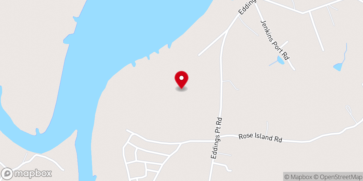 Map showing location of Healing Waters Mission & Wellness Center