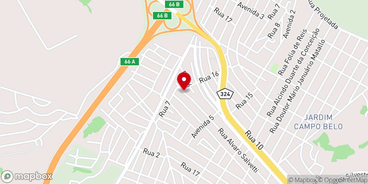 Map showing location of Igreja Assembleia de Deus Missão Brasil