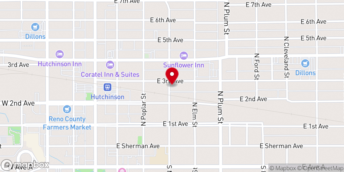 Map showing location of Christian Soup Ministry Inc