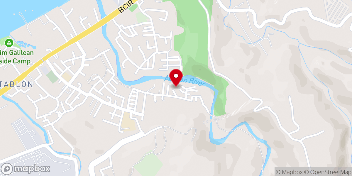 Map showing location of Crossroad Grace Baptist Church