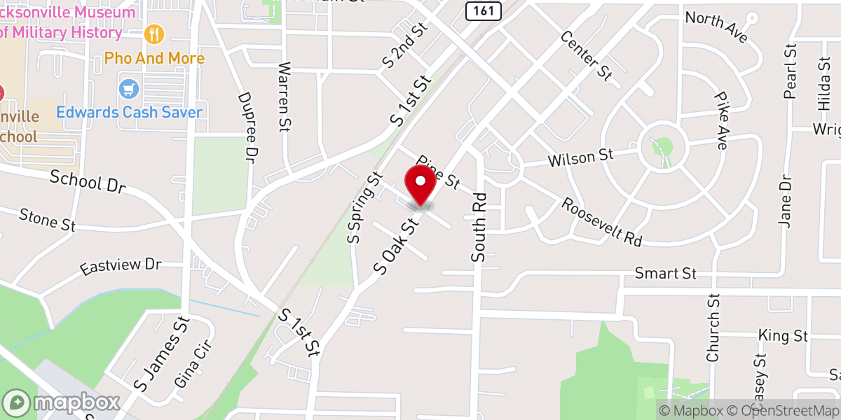 Map showing location of Immanuel Family Worship Center