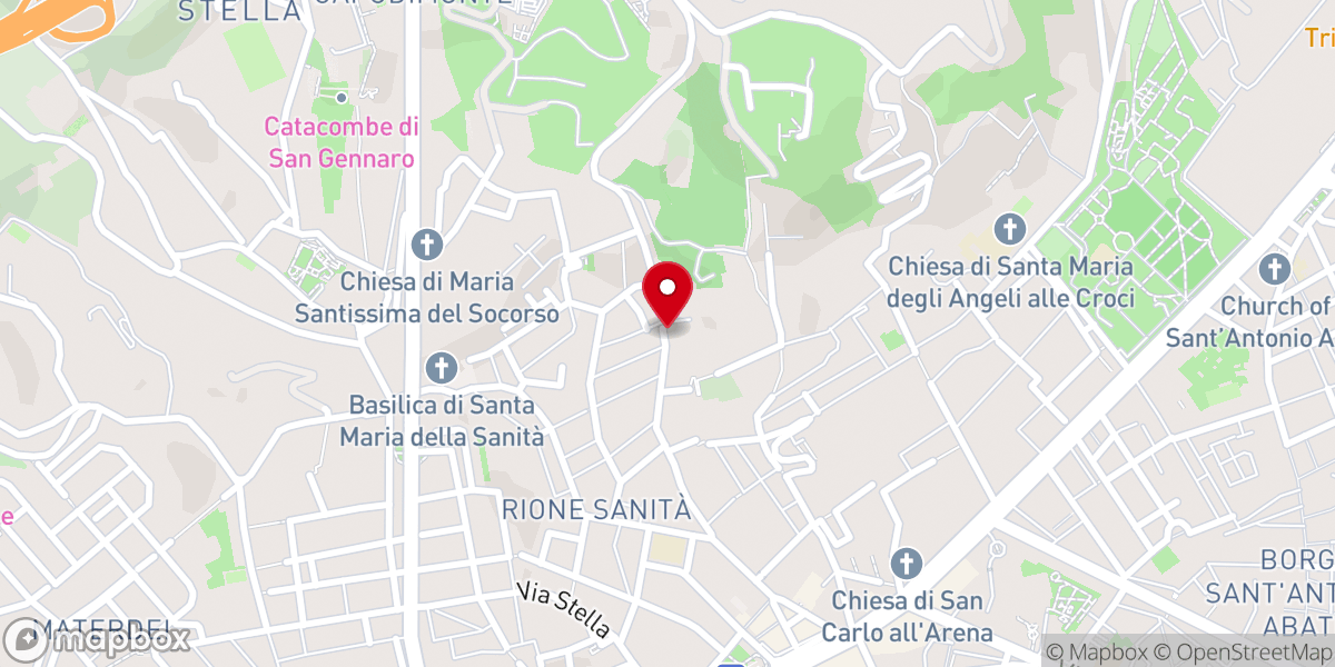 Map showing location of Chiesa di Santa Maria Maddalena ai Cristallini