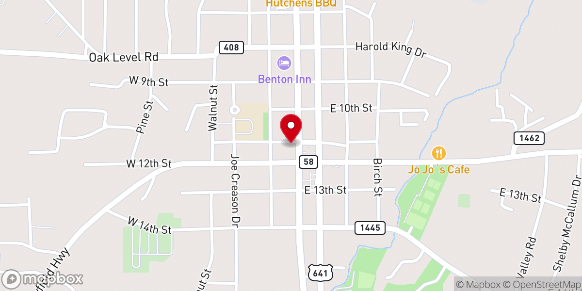 Map showing location of New Life Assembly of God