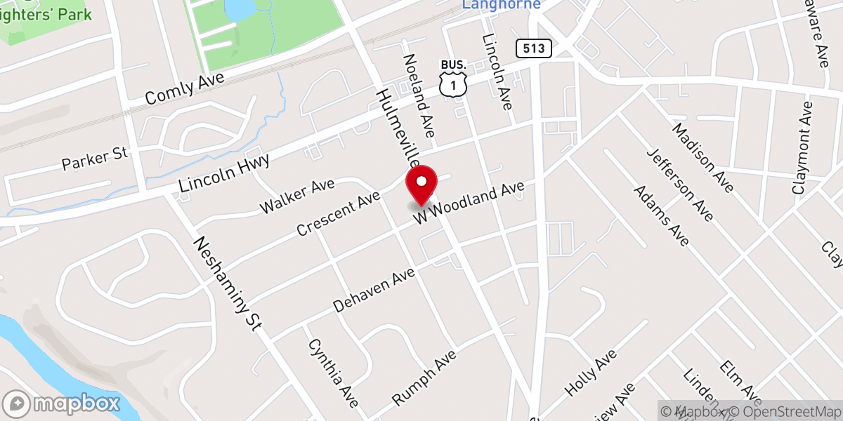 Map showing location of Redeemer Lutheran Church