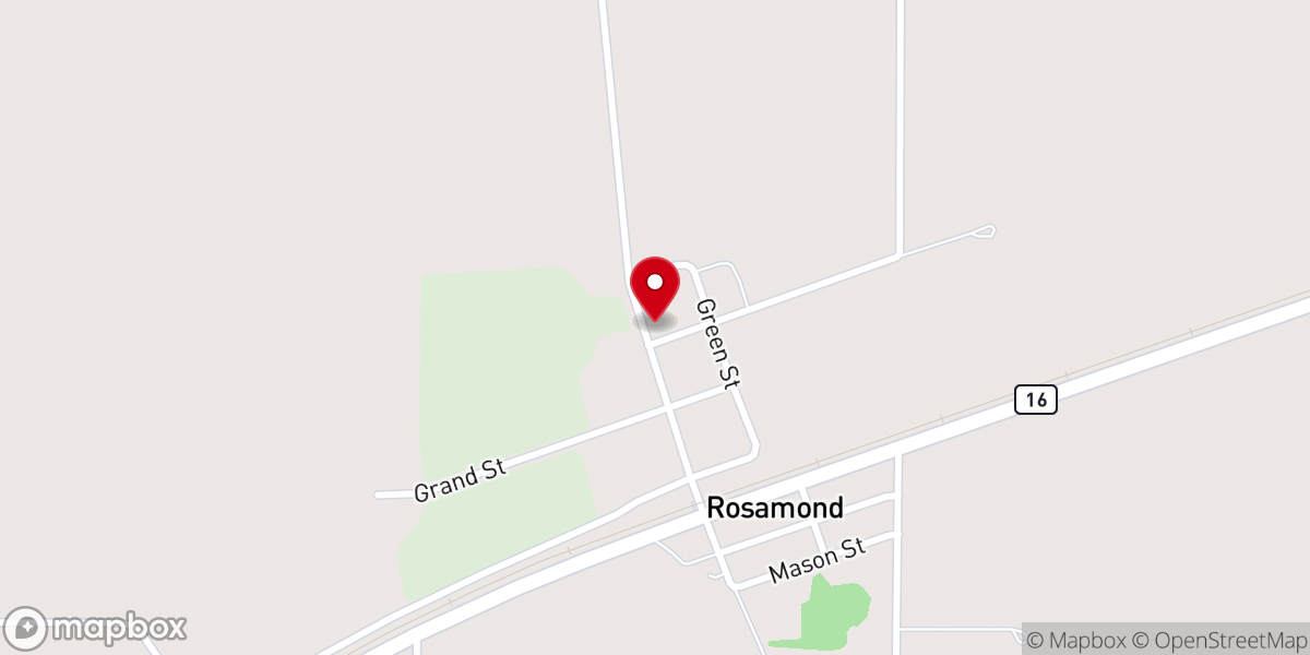 Map showing location of Community Presbyterian Church