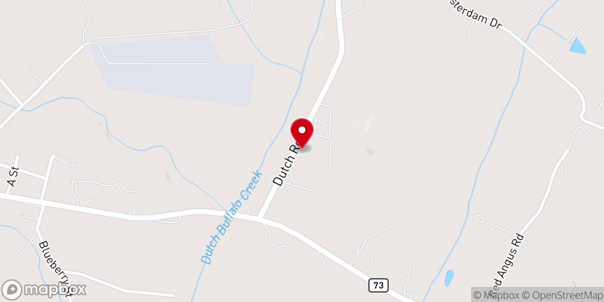 Map showing location of Southern Grace Distilleries