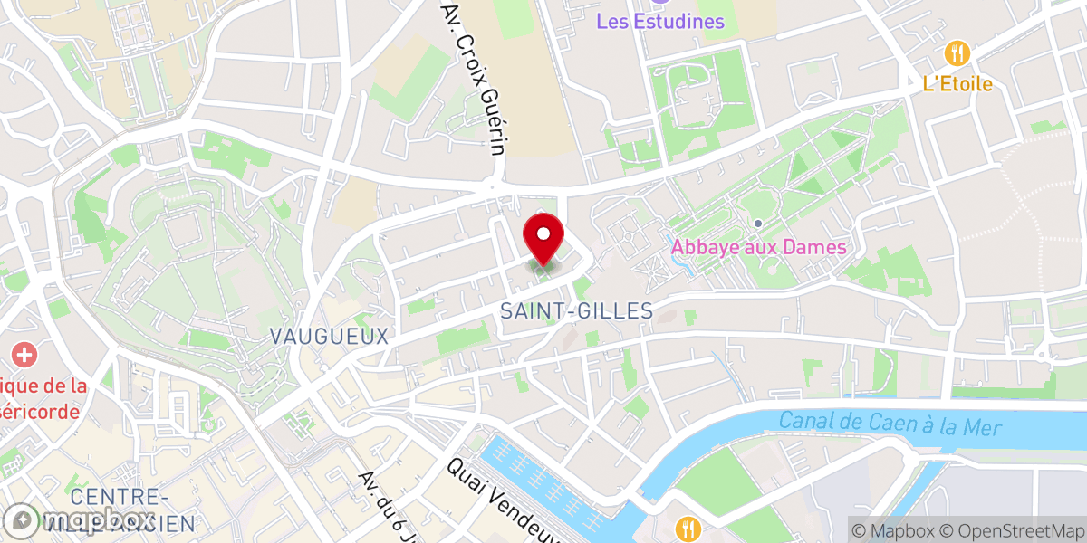 Map showing location of Vestiges de l'ancienne Église Saint-Gilles