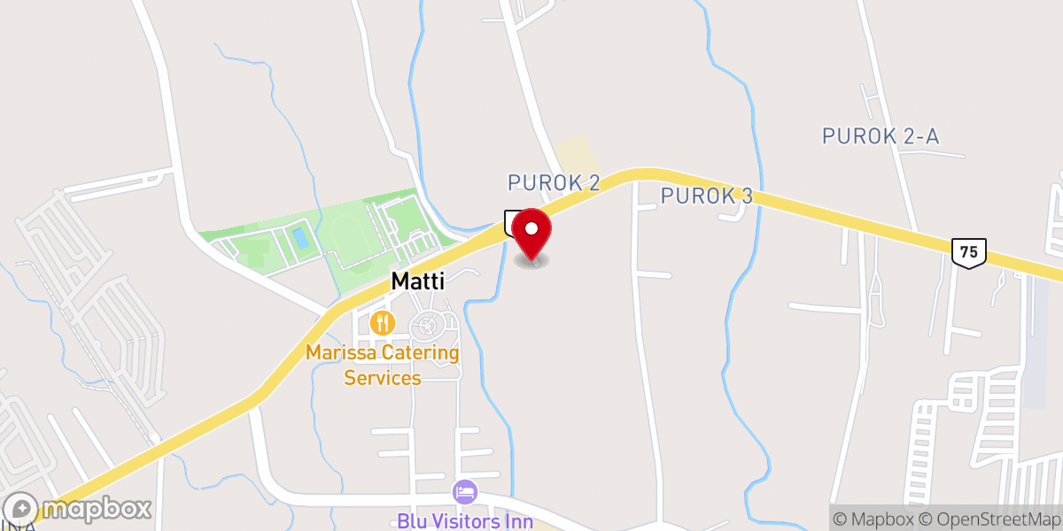 Map showing location of Our Lady of Fatima Parish Matti