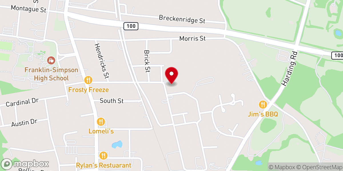 Map showing location of Cross Win Church
