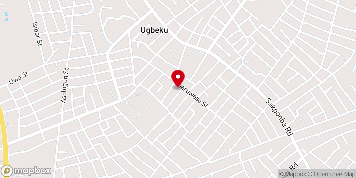Map showing location of Amazing Grace Baptist Church