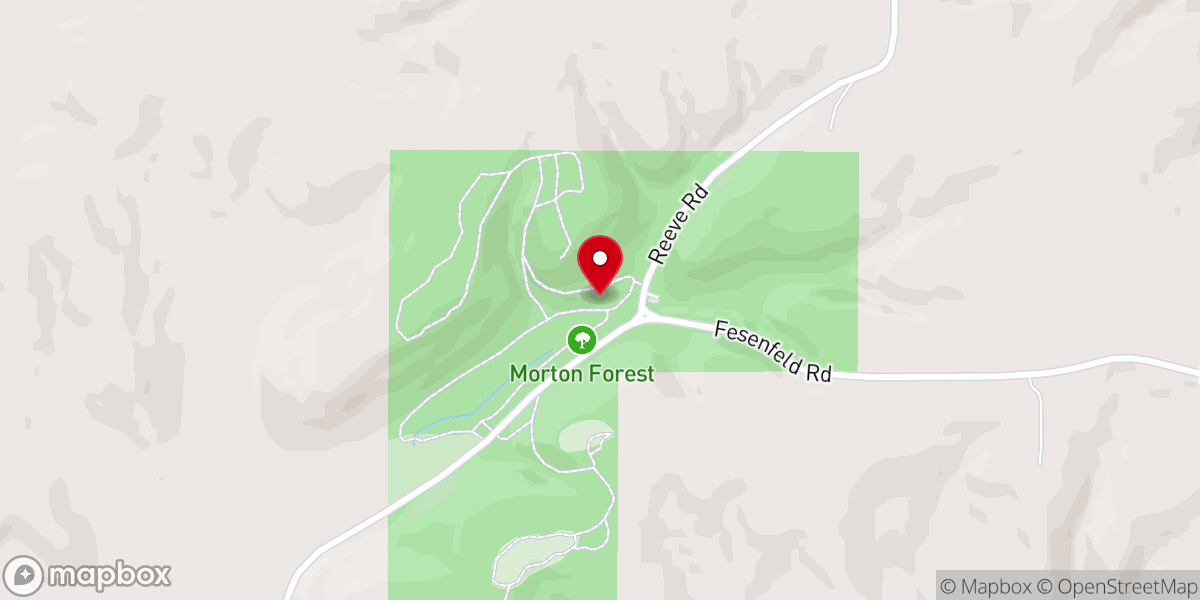 Map showing location of Morton Forest