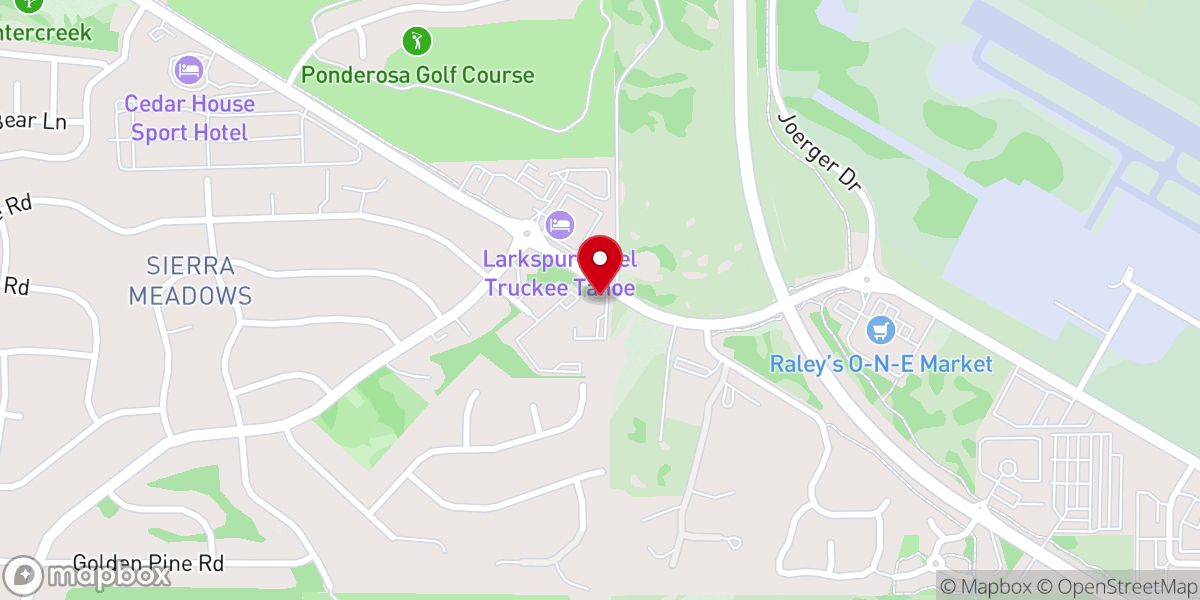 Map showing location of Rae Hall