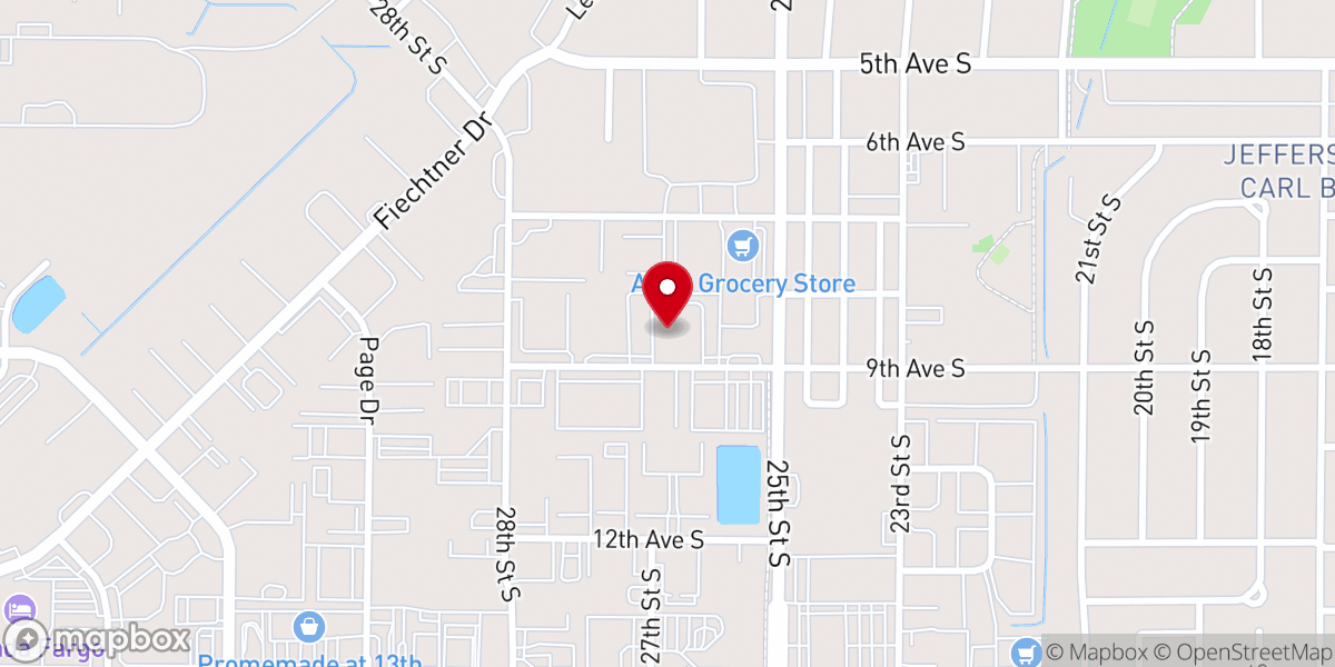 Map showing location of Avalon Events Center