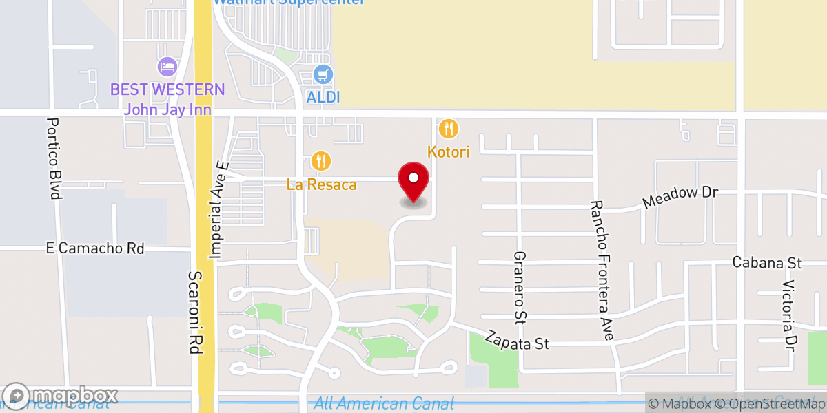 Map showing location of Cedes Valle Imperial