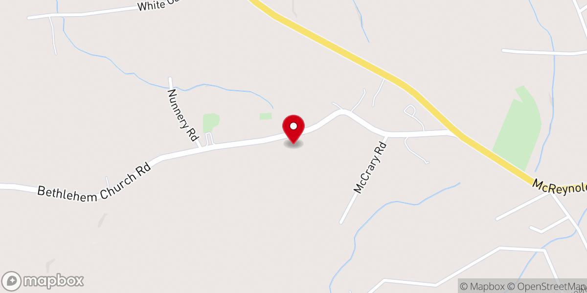 Map showing location of Saint Johns Church