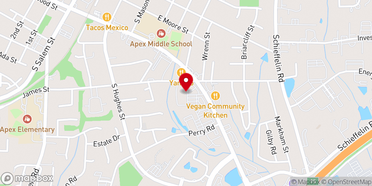 Map showing location of United Church