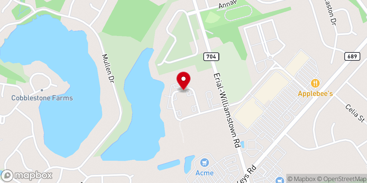 Map showing location of True Life Bible Church