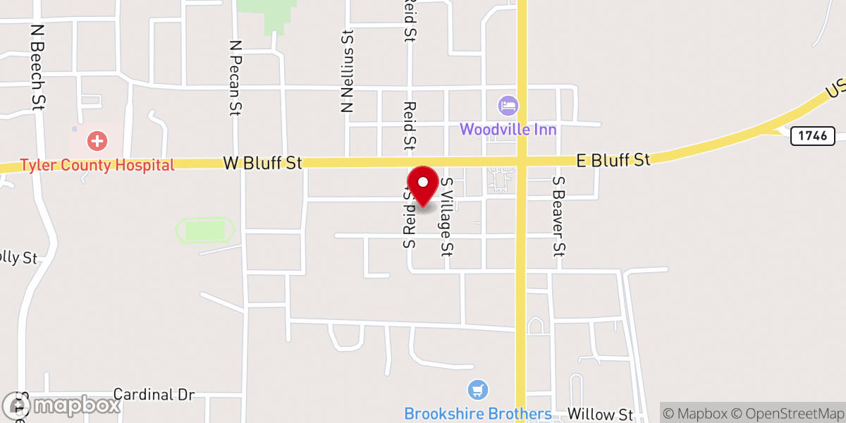 Map showing location of United States Postal Service
