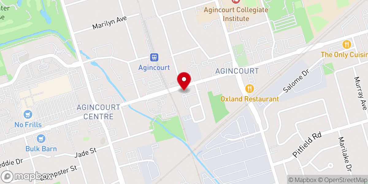 Map showing location of St. Timothy Anglican Church
