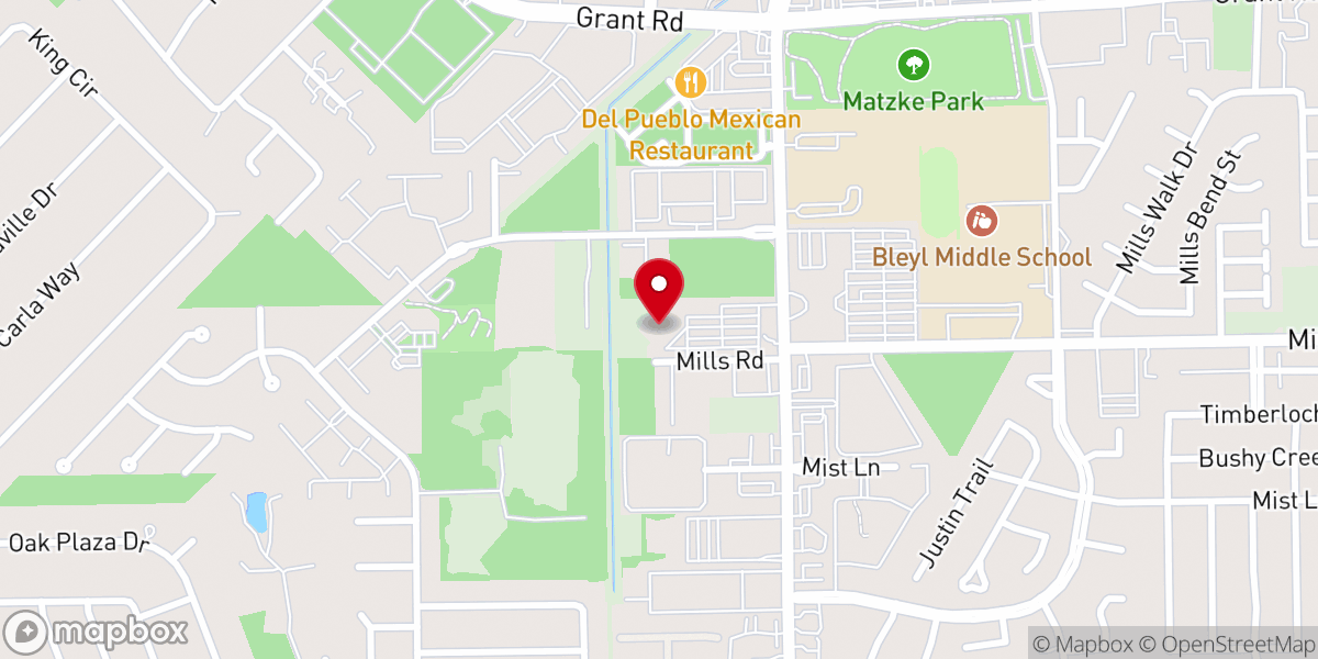 Map showing location of The HUB at The MET