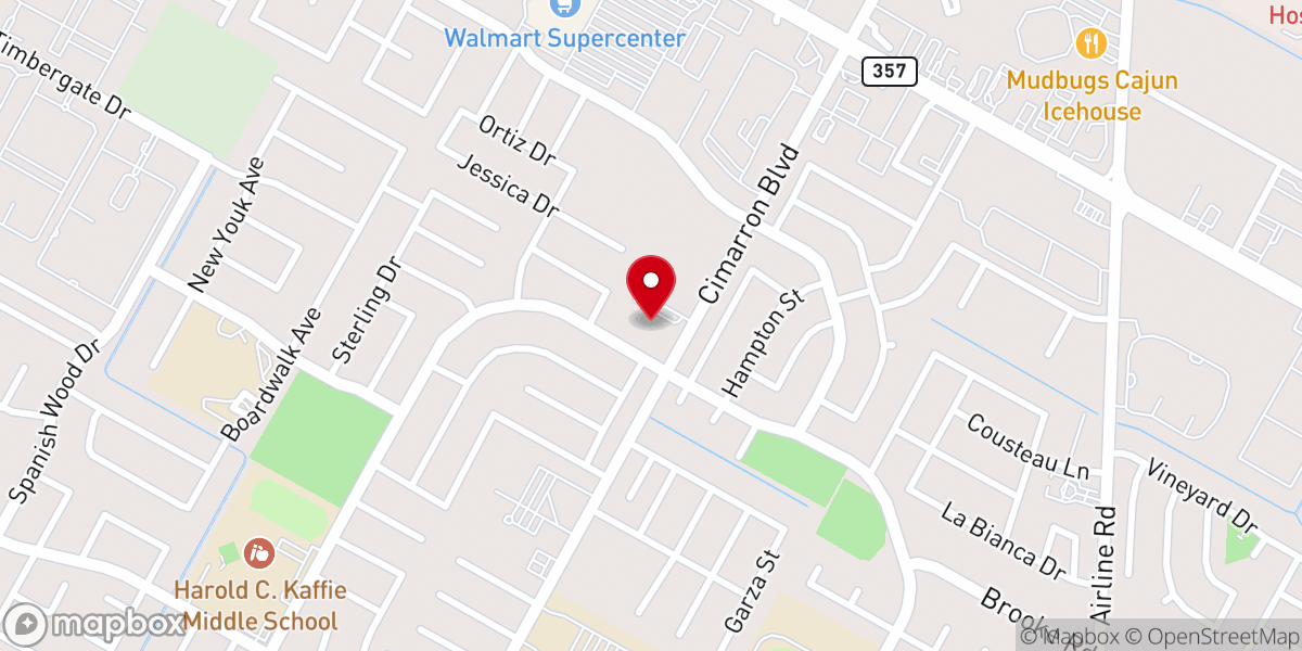 Map showing location of Galilean Lutheran Church
