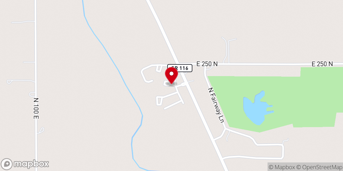 Map showing location of River Terrace Retirement Community