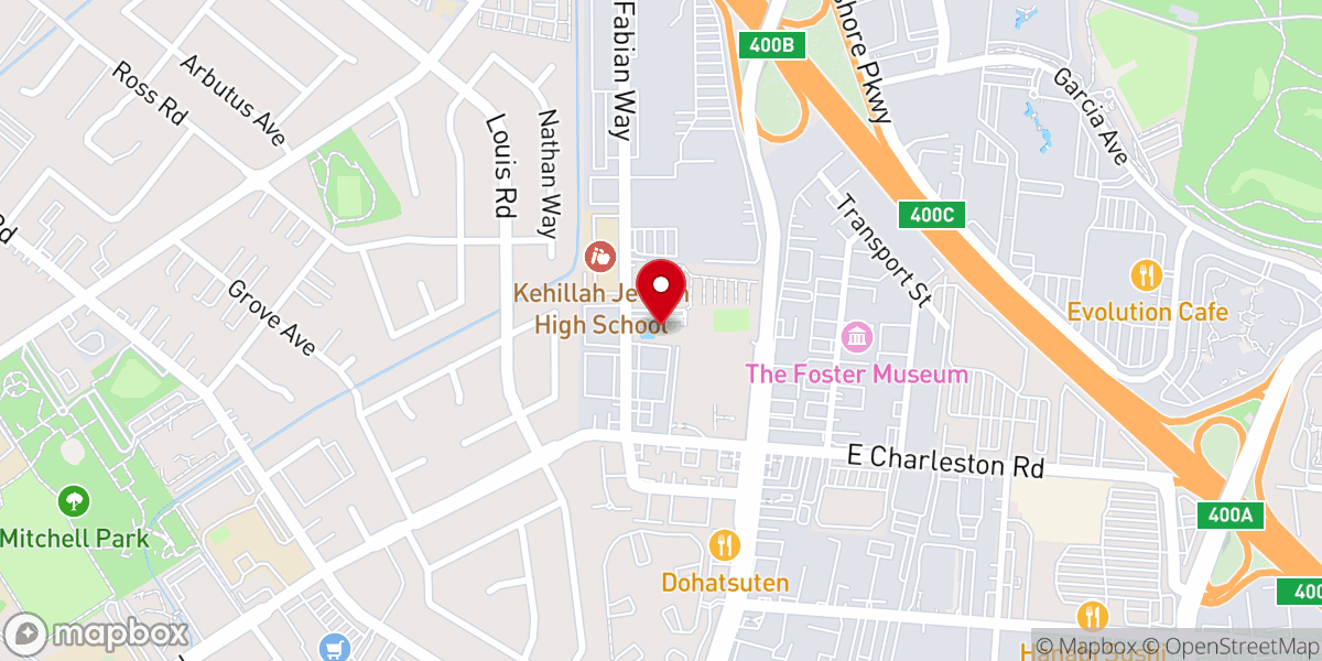Map showing location of Abundant Life Christian Fellowship
