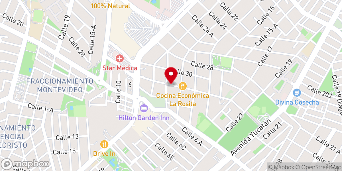 Map showing location of Capilla de San Marcos