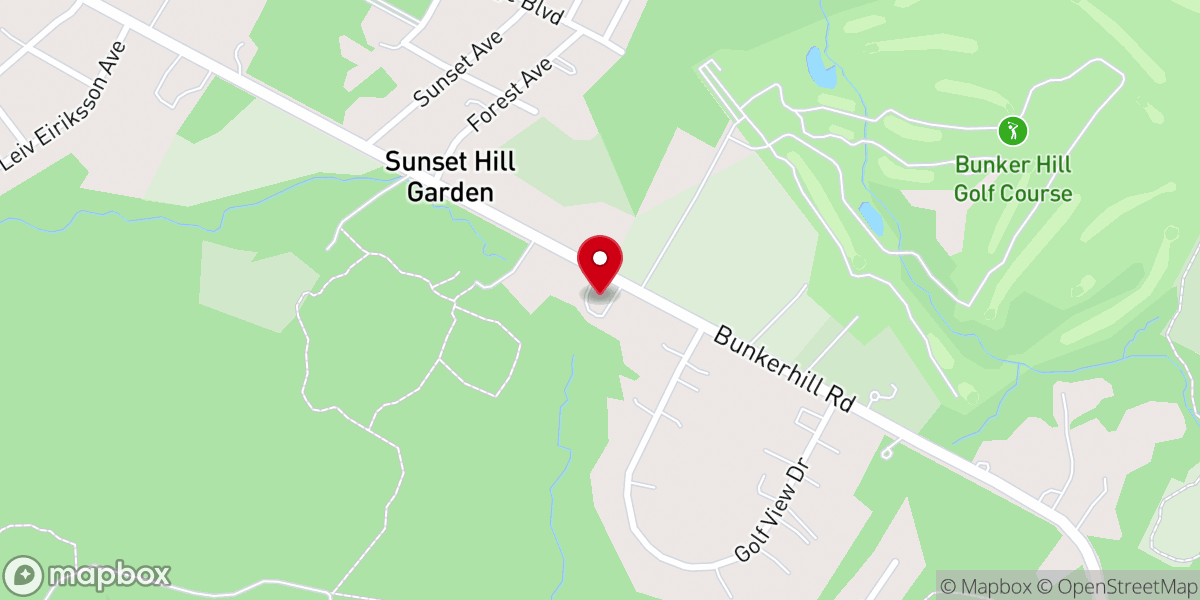 Map showing location of Bunker Hill Lutheran Brethren