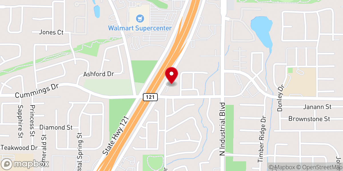 Map showing location of Bethel Chinese Baptist Church