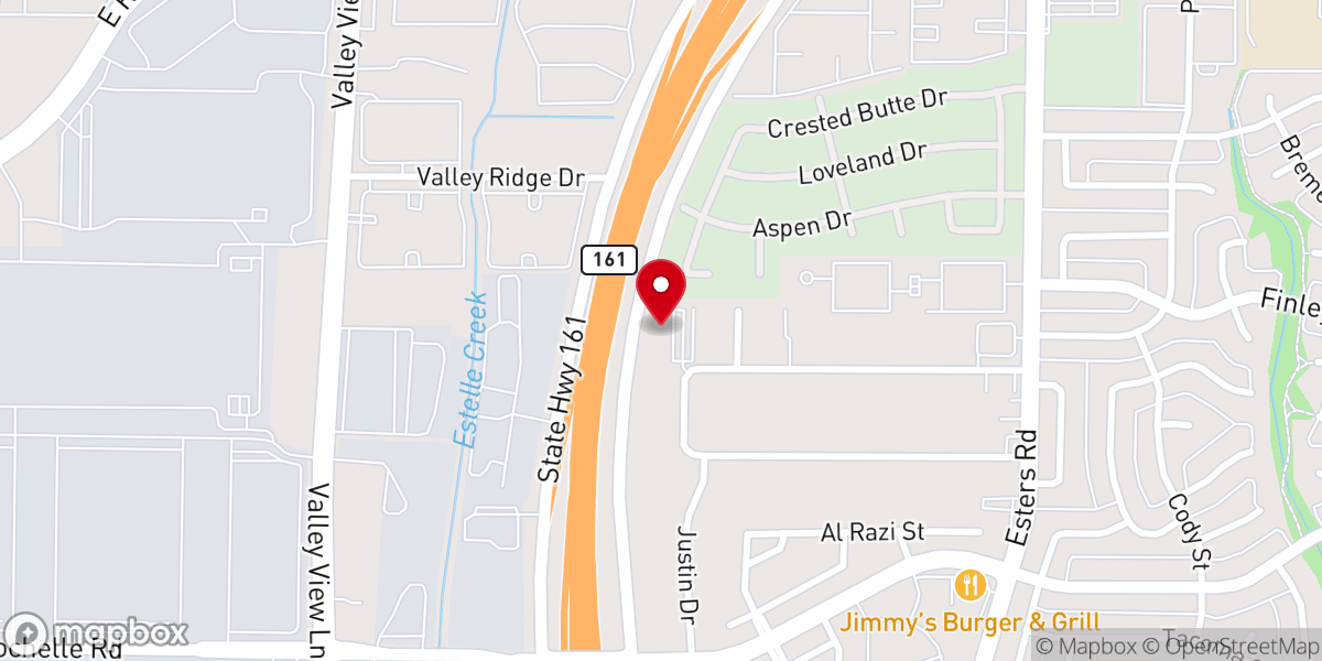 Map showing location of Bible Way Community Baptist