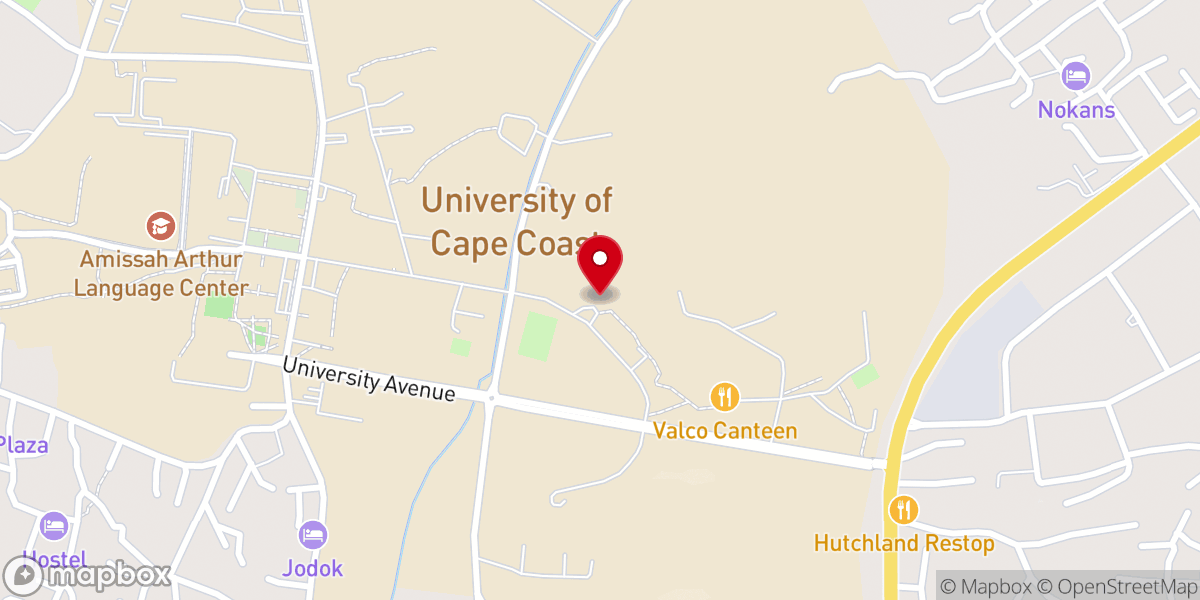 Map showing location of AGCM-UCC