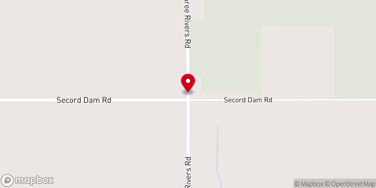 Map showing location of Secord Bible Baptist Church